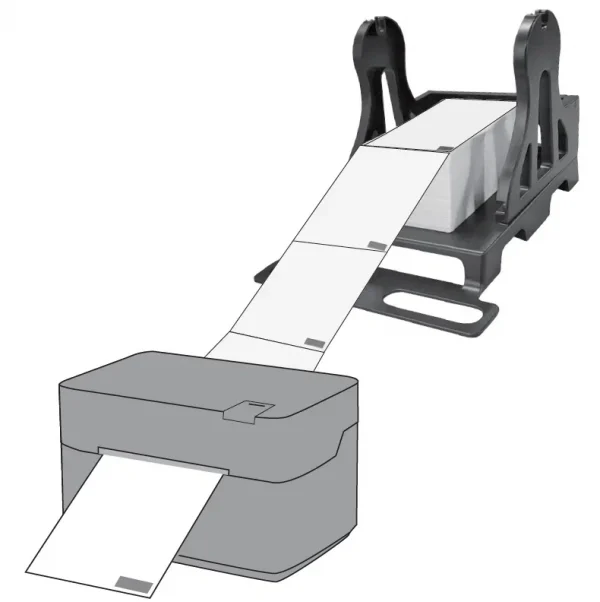 V5_z-fold (2) Внешний держатель и ручной смотчик этикеток BSmart BS-V5 белый