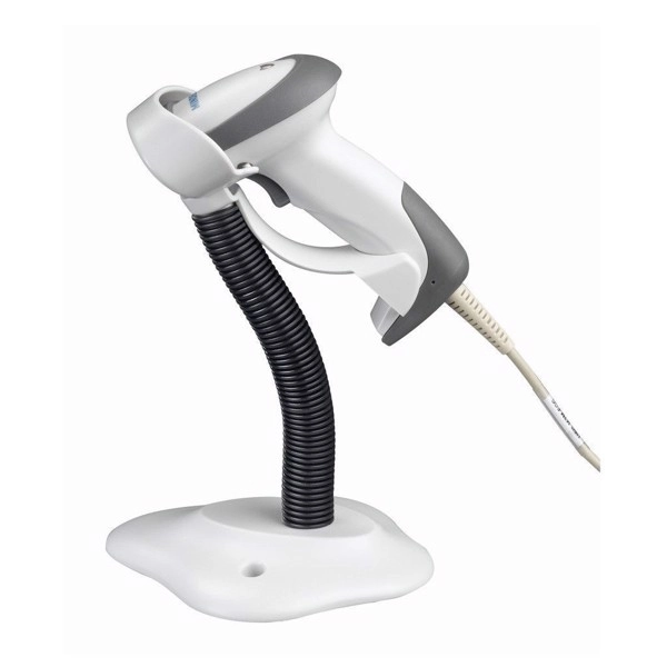 Ручной сканер штрихкода Mindeo MD2230AT+(White) с подставкой