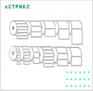 Термоэтикетка ТОП 100х35 мм/1000 шт. вт 40 мм
